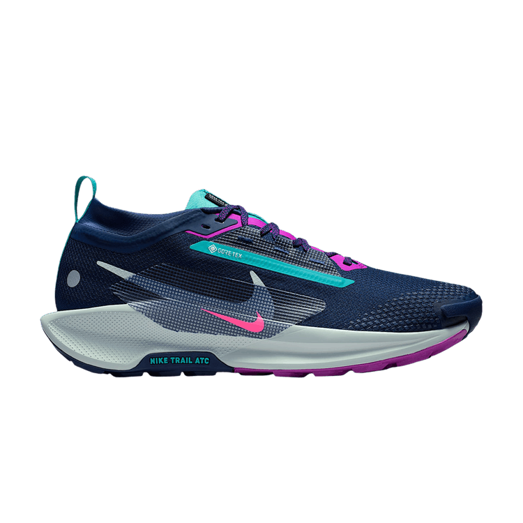 Nike Pegasus Trail 5 GORE-TEX 'Midnight Navy Hyper Pink' — Midnight Navy/Hyper Pink/Vivid Purple/Glacier Blue