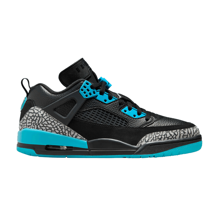 Air Jordan Spizike Low 'Gamma Blue' — Black/Gamma Blue/Wolf Grey
