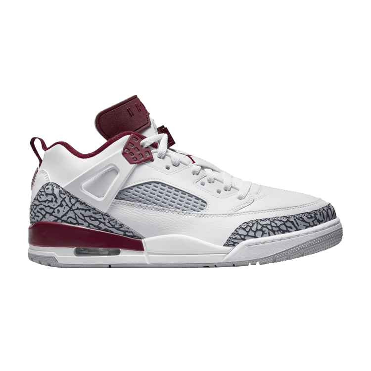 Air Jordan Spizike Low 'Team Red' — White/Team Red/Wolf Grey/Anthracite