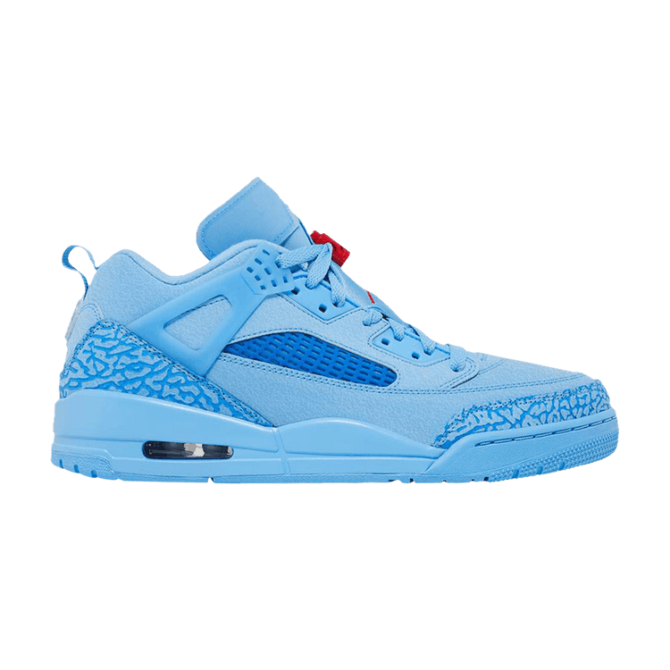 Air Jordan Spizike Low 'Houston Oilers' Sample — Football Blue/Fountain Blue/University Red