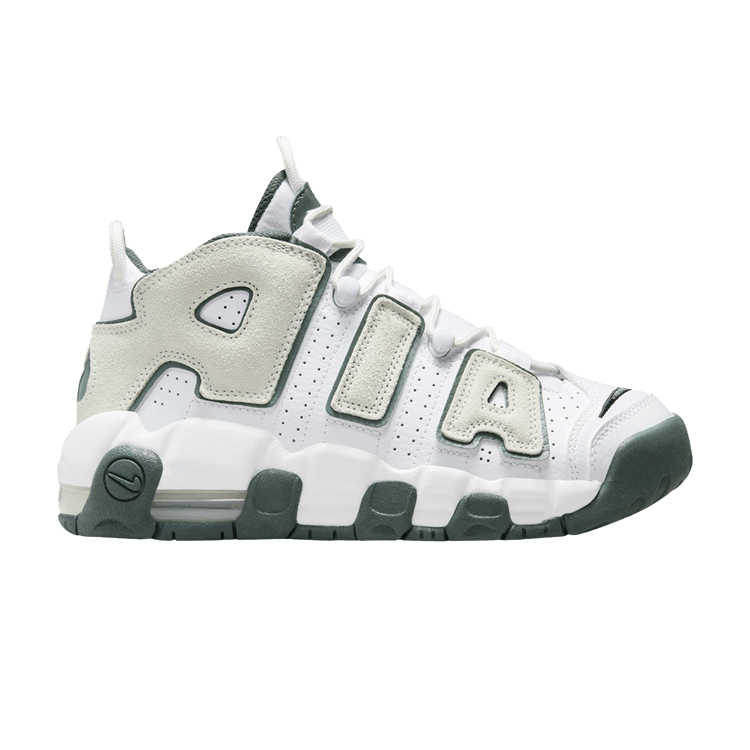 Nike Air More Uptempo GS 'White Vintage Green' — White/Vintage Green/Summit White/Sea Glass