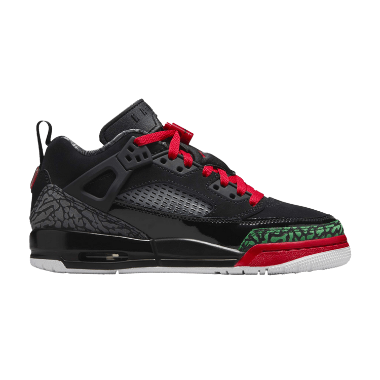 Air Jordan Spizike Low GS 'OG' — Black/Classic Green/White/Varsity Red