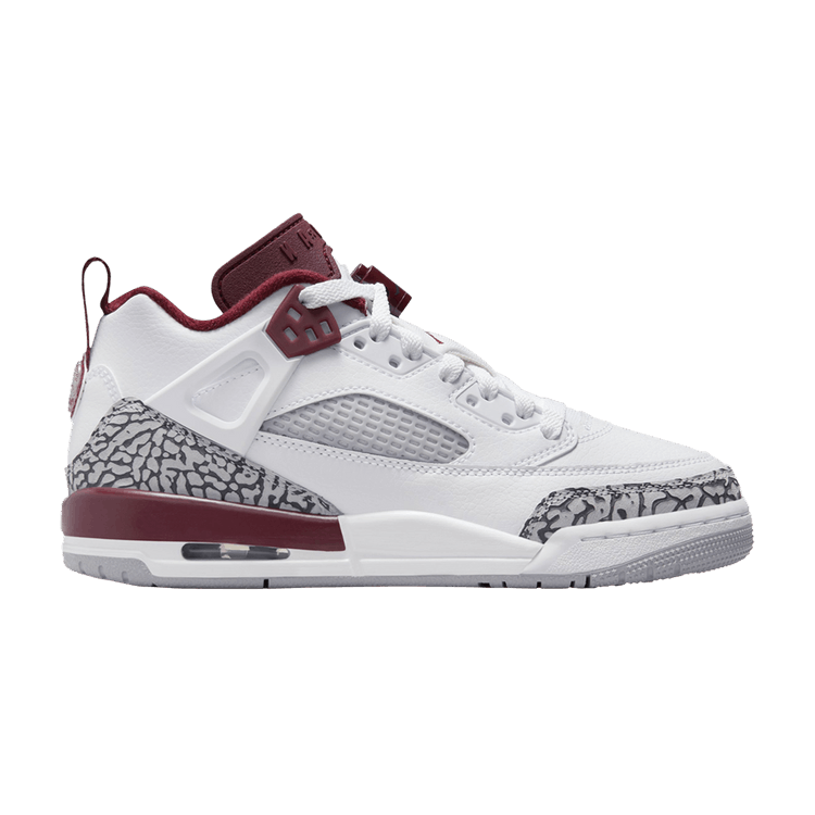 Air Jordan Spizike Low GS 'Team Red' — White/Team Red/Wolf Grey/Anthracite
