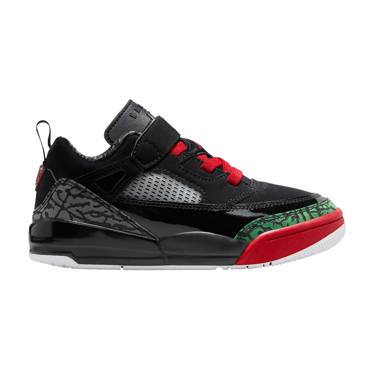 Air Jordan Spizike Low PS 'OG' — Black/Classic Green/White/Varsity Red