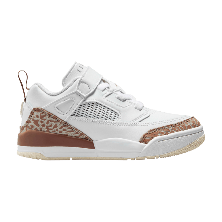 Air Jordan Spizike Low PS 'Archaeo Brown' — White/Archaeo Brown/Light Bone/Pink Oxford