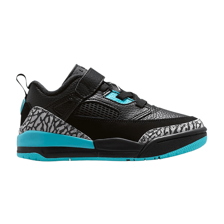 Air Jordan Jordan Spizike Low PS 'Gamma Blue' — Black/Gamma Blue/Wolf Grey
