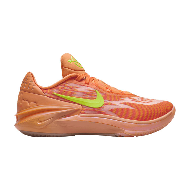 Arike Ogunbowale x Nike Air Zoom GT Cut 2 'Bright Mandarin' — Bright Mandarin/Lime Blast/Camellia/Orange Frost/Gum Light Brown