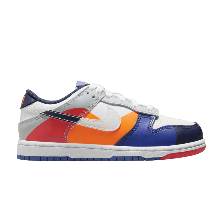 Nike Dunk Low SE PS 'Upside Down' — White/Light Silver/Midnight Navy/White