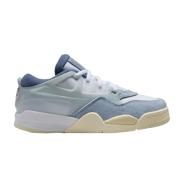 Air Jordan 4 RM PS 'Diffused Blue Ashen Slate' — White/Prism Pink/Diffused Blue/Ashen Slate/Football Grey/Coconut Milk