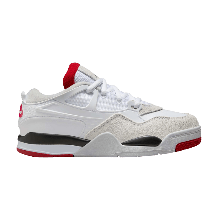 Air Jordan 4 RM PS 'White Fire Red' — White/Black/Neutral Grey/Varsity Red