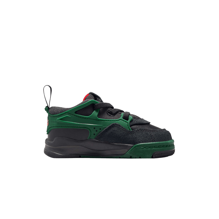 Air Jordan 4 RM TD 'Black Gorge Green' — Black/Gorge Green/Varsity Red
