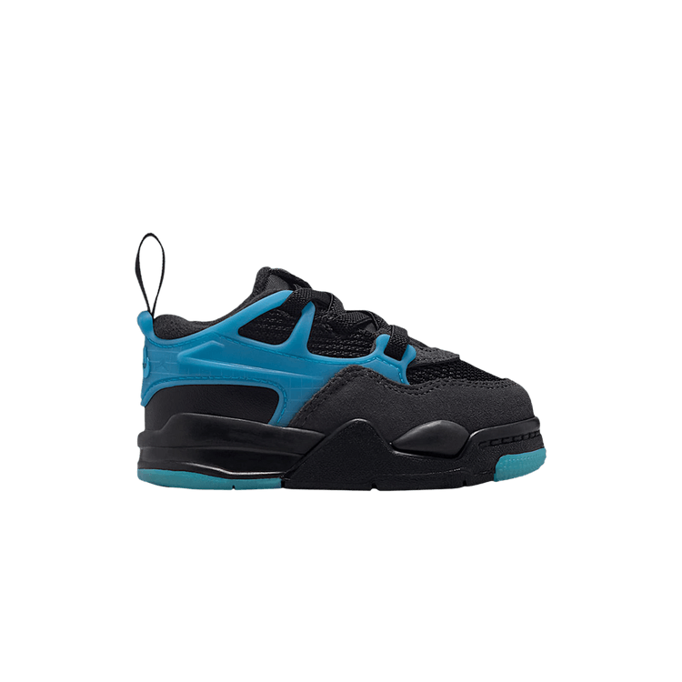 Air Jordan 4 RM Toddler 'Black/Anthracite/Gamma Blue' — Black/Anthracite/Gamma Blue