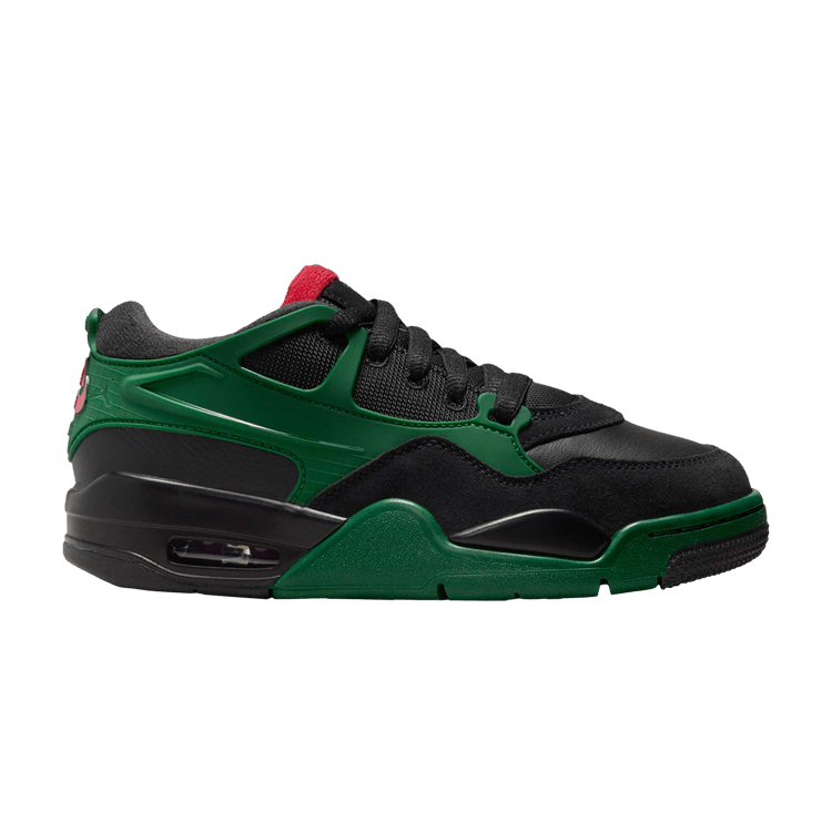 Air Jordan 4 RM GS 'Black Gorge Green' — Black/Gorge Green/Varsity Red