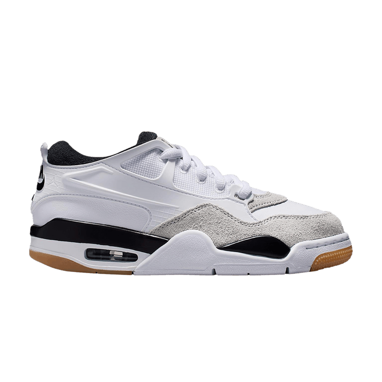 Air Jordan 4 RM GS 'Military Black' — White/Neutral Grey/Gum Medium Brown/Black