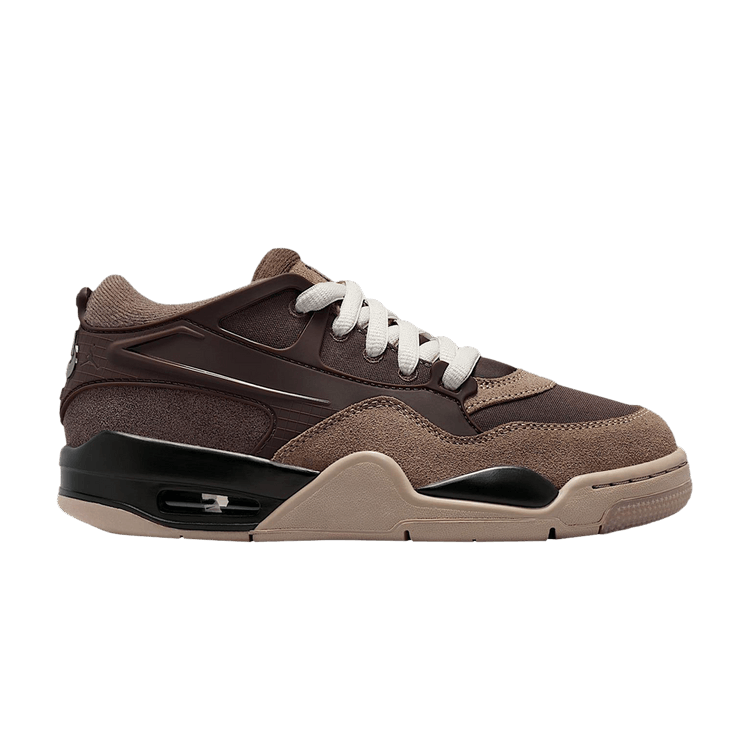 Air Jordan 4 RM GS 'Ironstone/Baroque Brown/Light Bone/Medium Olive' — Ironstone/Baroque Brown/Light Bone/Medium Olive