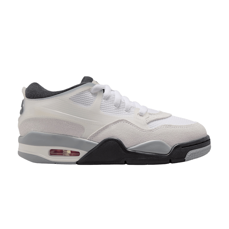 Air Jordan 4 RM GS 'White Light Smoke' — White/Infrared 23/Light Smoke Grey/Black