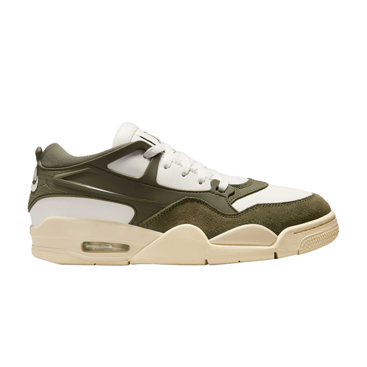 Wmns Air Jordan 4 RM 'Medium Olive' — Sail/Medium Olive/Coconut Milk