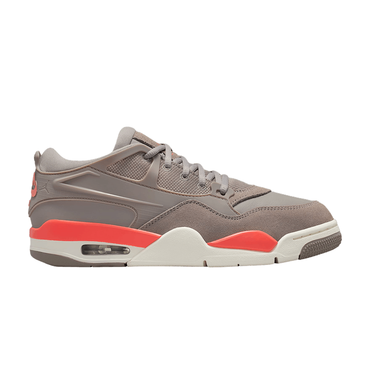 Wmns Air Jordan 4 RM 'Enigma Stone' — Enigma Stone/Pale Ivory/Light Wild Mango