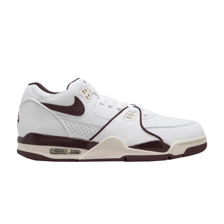 Nike Air Flight 89 Low 'Burgundy Crush' — White/Burgundy Crush/Phantom