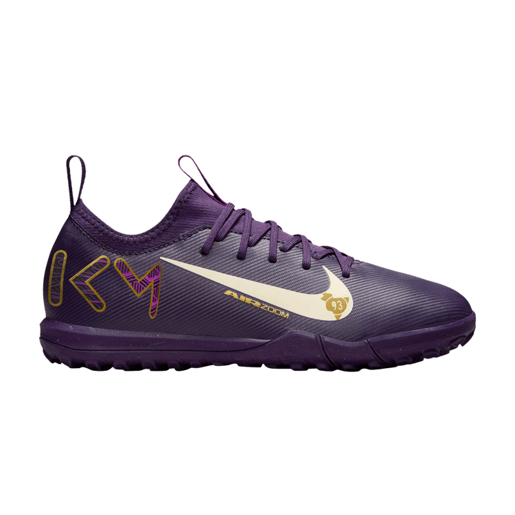 Kylian Mbappé x Nike Zoom Mercurial Vapor 16 Academy TF GS 'Grand Purple' — Grand Purple/Pale Ivory