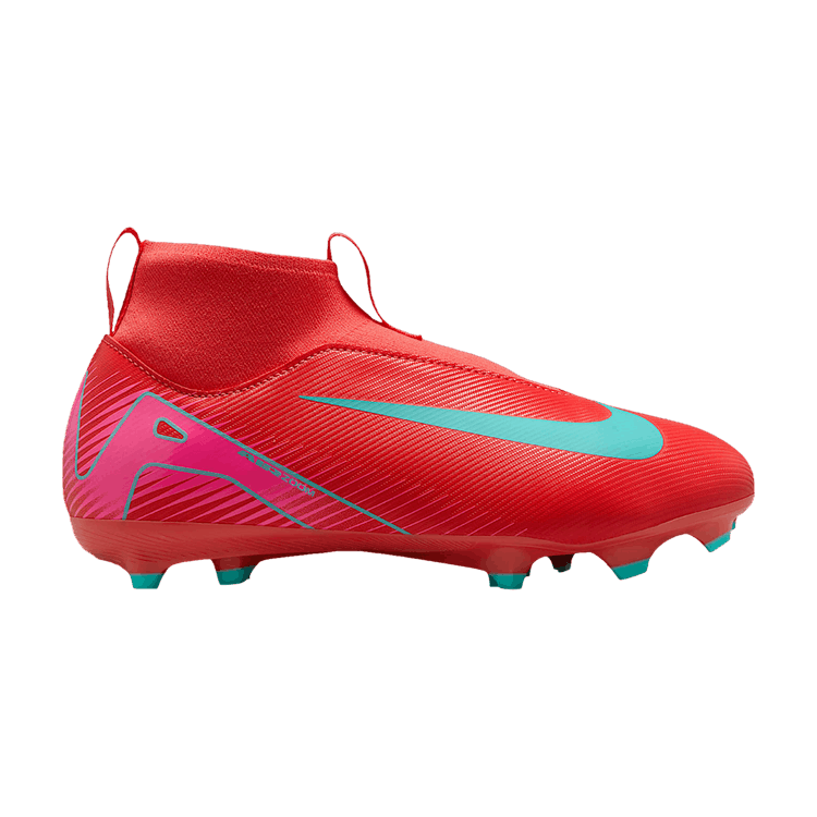 Nike Zoom Mercurial Superfly 10 Academy MG GS 'Mad Energy Pack' — Ember Glow/Aurora Green