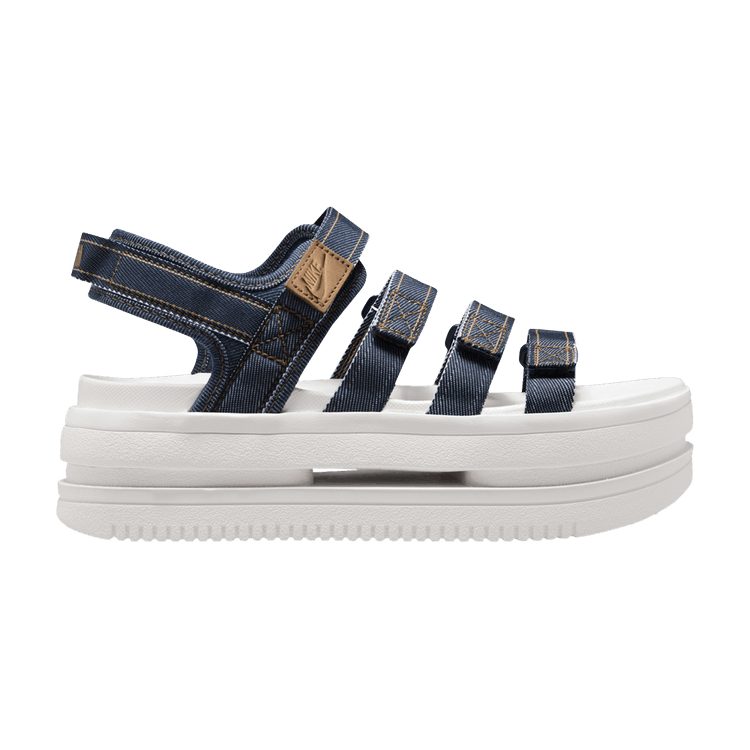 Nike Wmns Icon Classic Sandal SE 'Armory Navy Denim' — Armory Navy/Sail/Flax