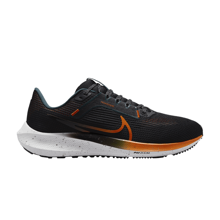 Nike Air Zoom Pegasus 40 'Black Safety Orange' — Black/Khaki/Deep Jungle/Safety Orange