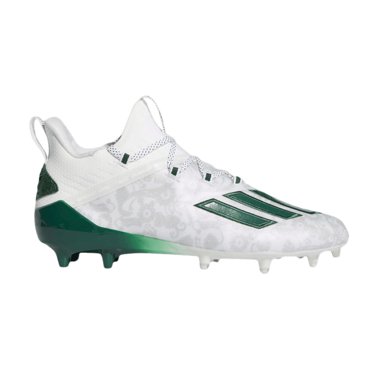 Adidas Adizero New Reign 'Floral - White Team Dark Green' — Cloud White/Team Dark Green/Cloud White
