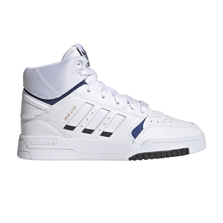 Adidas Drop Step J 'White Collegiate Royal' — Cloud White/Core Black/Collegiate Royal