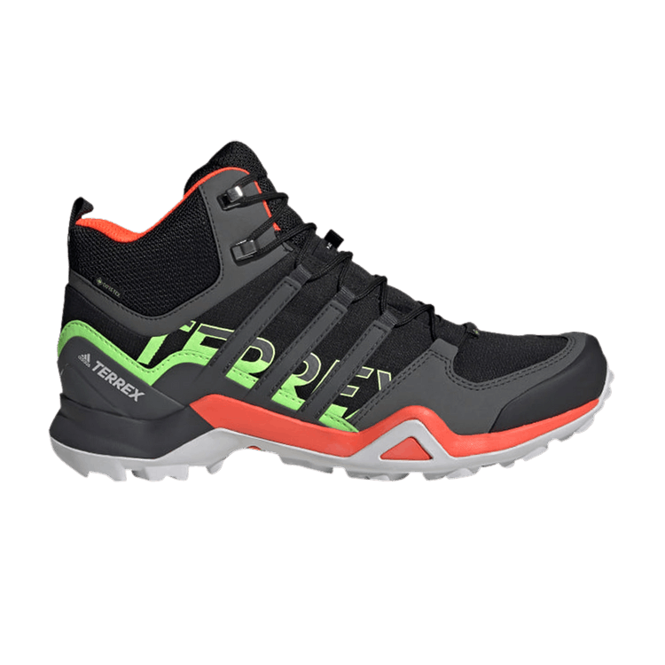 Adidas Terrex Swift R2 Mid GTX 'Black Signal Green' — Core Black/Grey Six/Signal Green