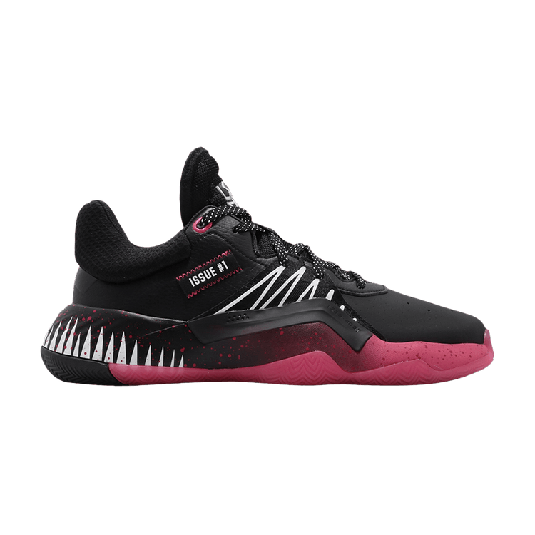 Marvel x adidas D.O.N. Issue #1 GCA 'Symbiote Spider-Man' Sample — Core Black/Shock Pink/Cloud White