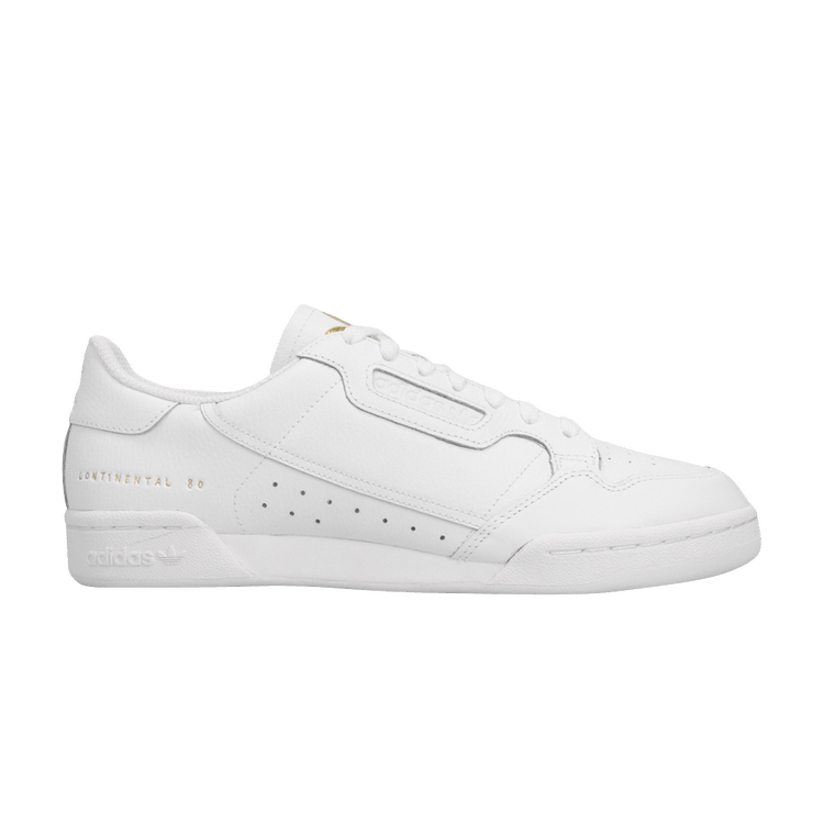 Adidas Continental 80 'Gold Metallic' — Footwear White/Gold Metallic