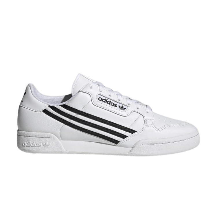 Adidas Continental 80 'Three Stripes - Cloud White' — Cloud White/Core Black/Cloud White
