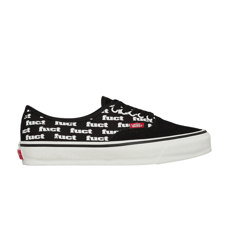 FUCT x Slam Jam x Vans Authentic Reissue 44 LX 'Black Marshmallow' — Black/Marshmallow