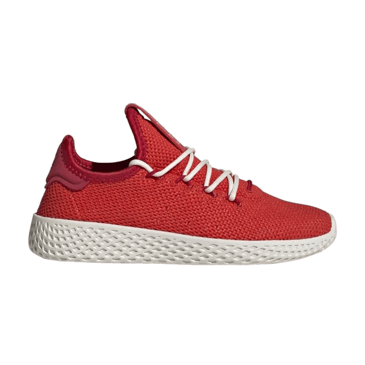 Pharrell x adidas Tennis Hu Kids 'Red' — Red/Red/Power Red