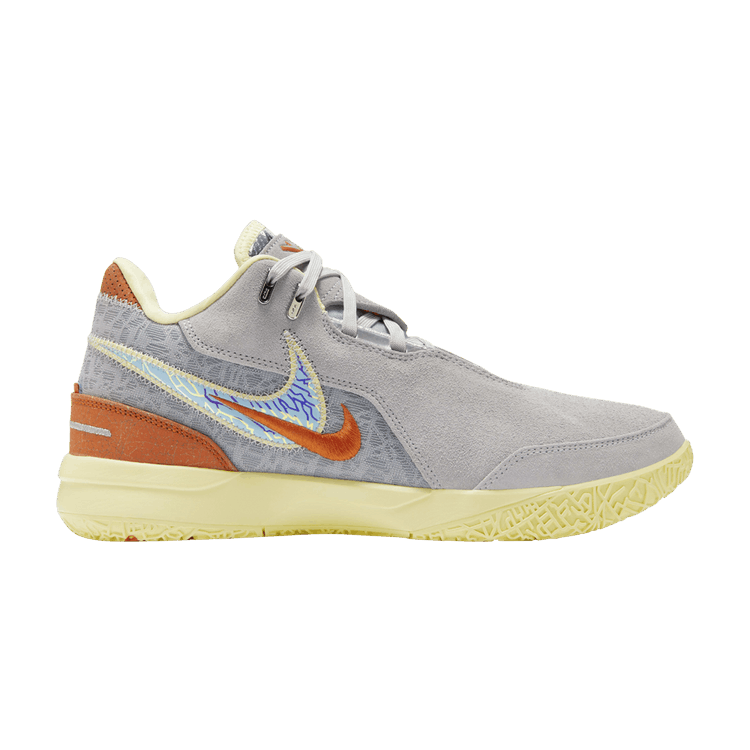 Titan x Nike Zoom LeBron NXXT Gen AMPD EP 'Hope' — Wolf Grey/Campfire Orange/Pale Yellow/Powder Blue