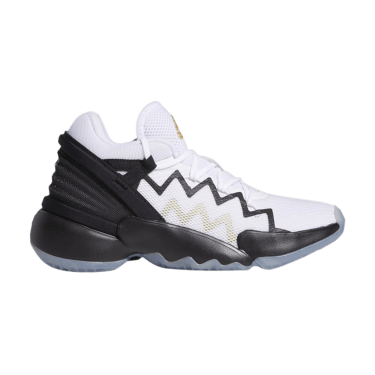 Adidas D.O.N. Issue #2 Big Kids 'Mind Over Matter' — Cloud White/Core Black/Gold Metallic