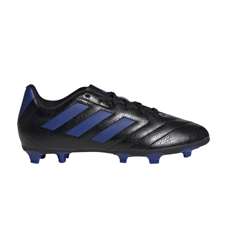 Adidas Goletto 7 FG J 'Black Royal Blue' — Core Black/Royal Blue