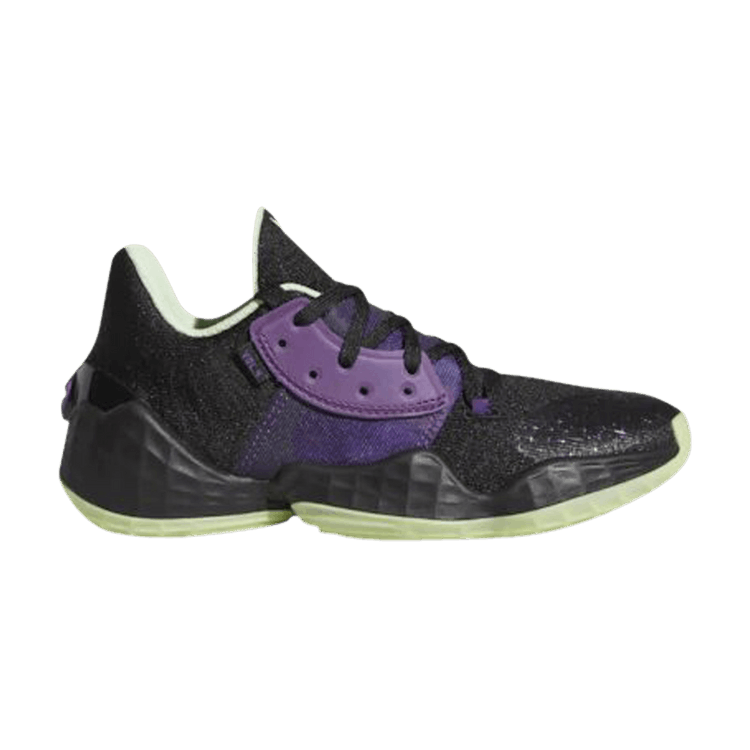 Adidas Harden Vol. 4 Big Kids 'Glory Purple' — Core Black/Glory Purple