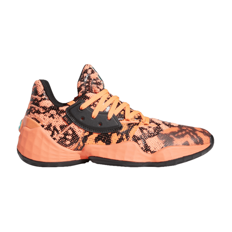 adidas Harden Vol. 4 'Signal Coral' — Signal Coral/Core Black/Signal Coral