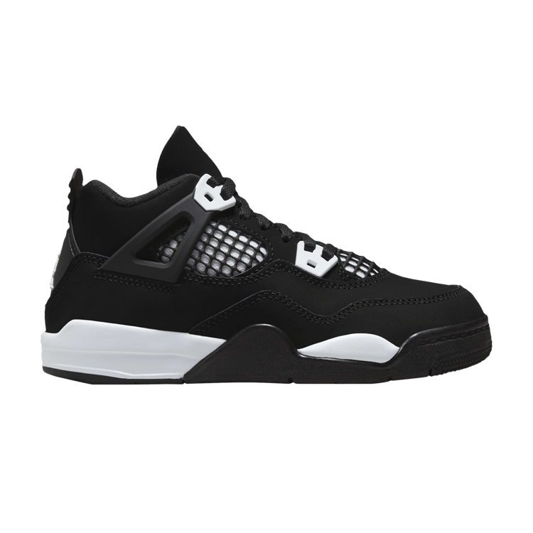 Air Jordan 4 Retro PS 'White Thunder' — Black/White/Black