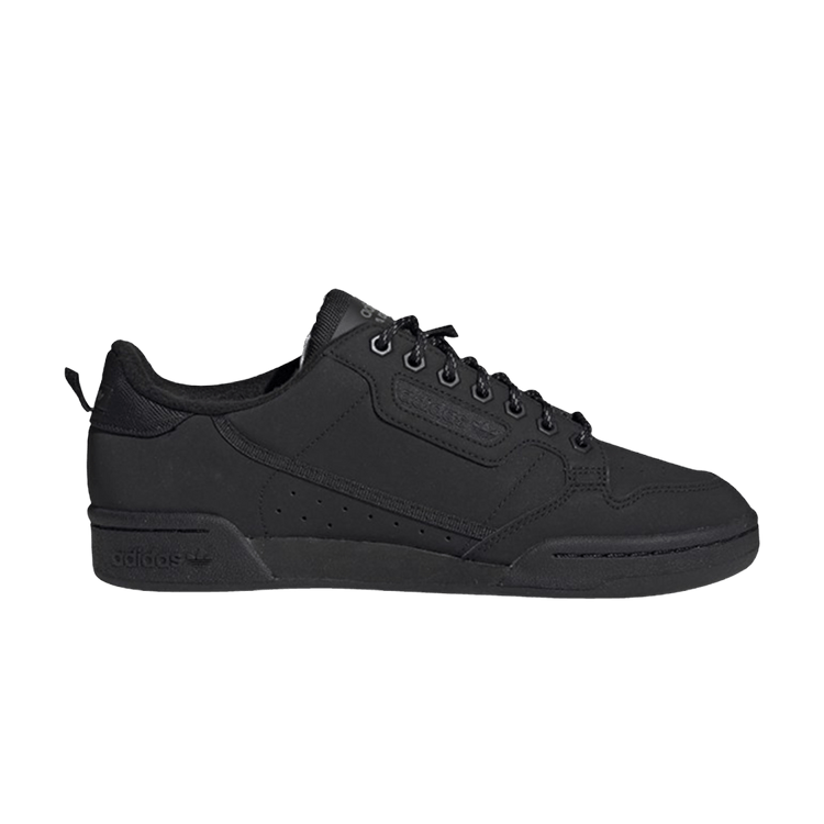Adidas Continental 80 'Triple Black' — Core Black/Core Black/Trace Green