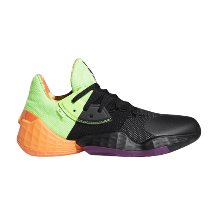 Adidas Harden Vol. 4 GCA 'Black Amber Tint' — Core Black/Amber Tint/Glory Purple