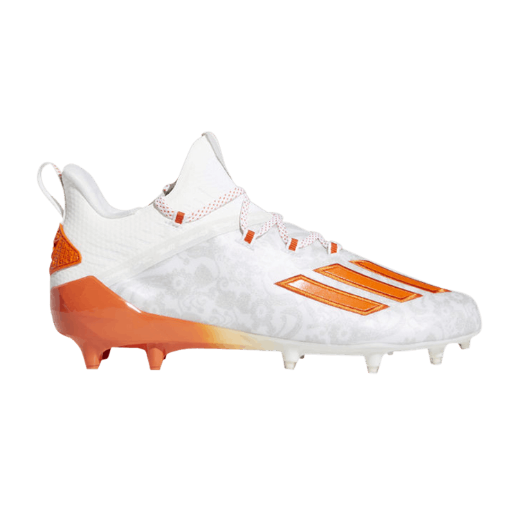Adidas Adizero New Reign 'Floral - White Team Orange' — Cloud White/Team Orange/Cloud White