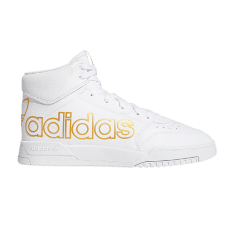 adidas Drop Step XL 'White Metallic Gold' — Footwear White/Footwear White/Gold Metallic