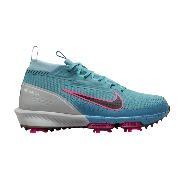 Nike Air Zoom Infinity Tour 2 Golf GORE-TEX Extra Wide 'Denim Turquoise Hyper Pink' — Denim Turquoise/Aegean Storm/Hyper Pink/Black