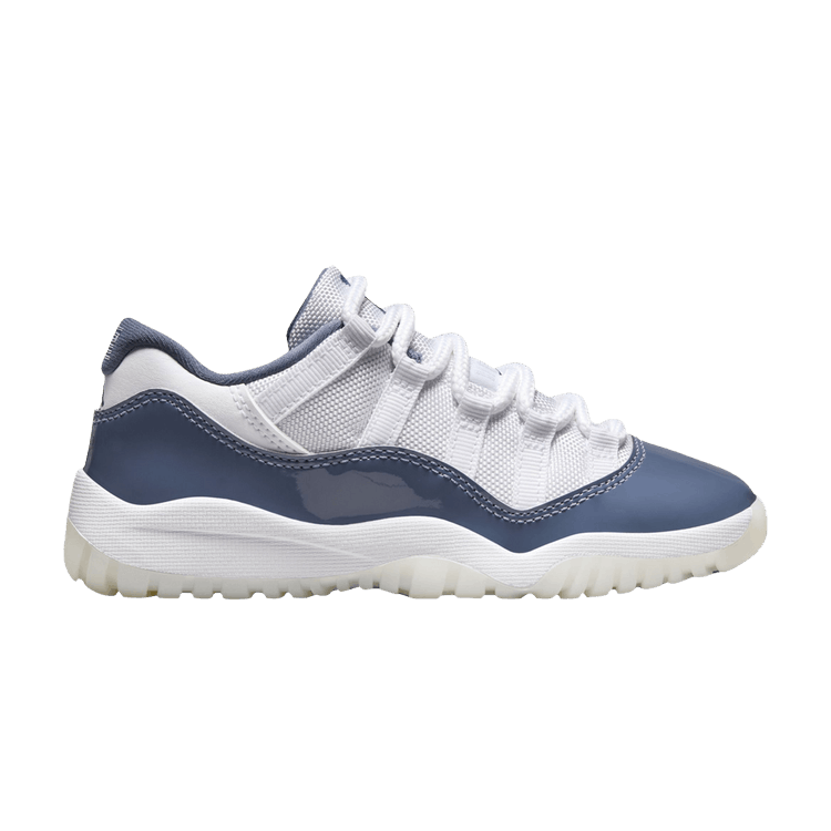 Air Jordan 11 Retro Low PS 'Diffused Blue' — White/Midnight Navy/Diffused Blue/Football Grey