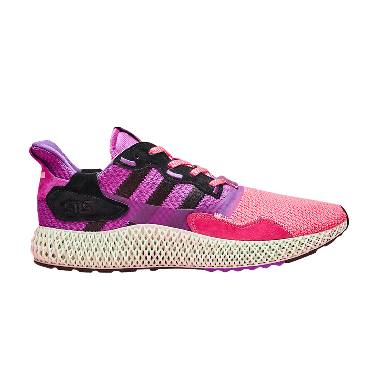 Sneakersnstuff x adidas ZX 4000 4D 'Sunset' — Pink/Purple/Black