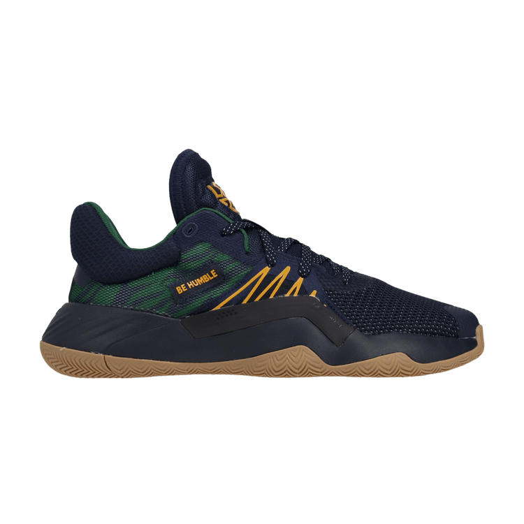 Adidas D.O.N. Issue #1 GCA 'Navy Green Yellow' — Navy/Green/Yellow