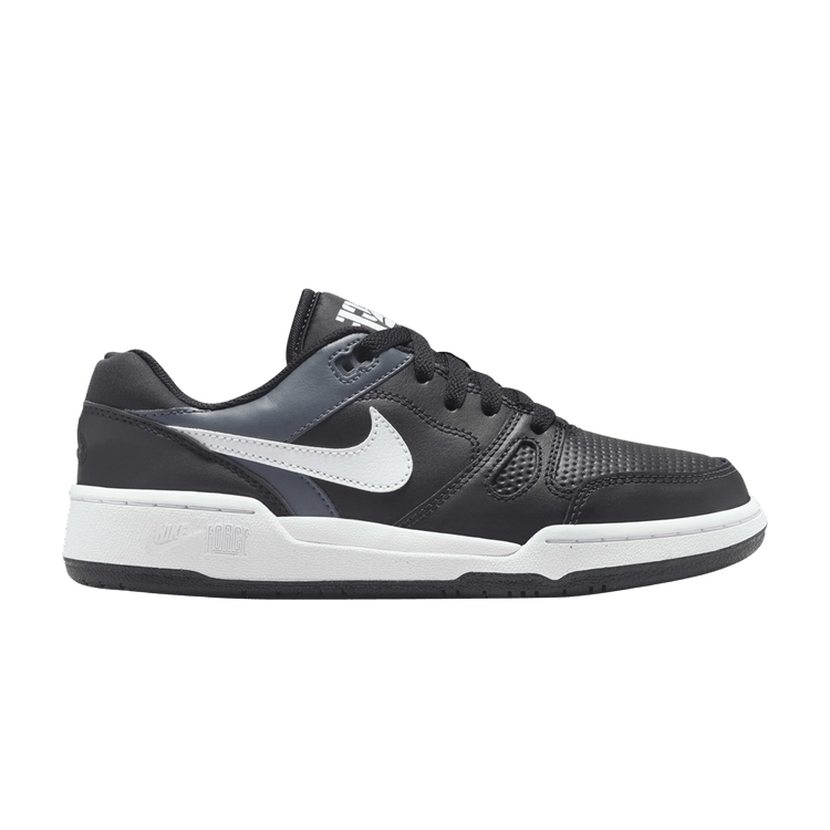 Nike Full Force Low GS 'Black White' — Black/Anthracite/Sail/White